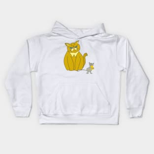 Cat and mouse Kids Hoodie